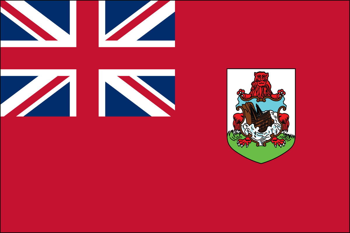 12x18" Nylon flag of Bermuda