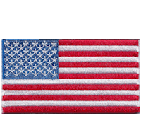 Borderless Flag Patch of the United States
