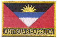 Named Flag Patch of Antigua and Barbuda