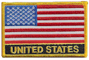 Named Flag Patch of United States