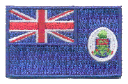 Midsize Flag Patch of Cayman Islands - 1½x2½" embroidered Midsize Flag Patch of the Cayman Islands.<BR>Combines with our other Midsize Flag Patches for discounts.