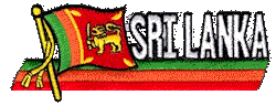 Cut-Out Flag Patch of Sri Lanka - 1¾x4¾" embroidered Cut-Out Flag Patch of Sri Lanka.<BR>Combines with our other Cut-Out Flag Patches for discounts.