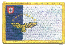 Standard Rectangle Flag Patch of Azores - 2¼x3½" embroidered Standard Rectangle Flag Patch of Azores.<BR>Combines with our other Standard Rectangle Flag Patches for discounts.