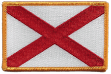 Standard Rectangle Flag Patch of Northern Ireland (St Patrick Saltire) - 2¼x3½" embroidered Standard Rectangle Flag Patch of Northern Ireland (St Patrick Saltire).<BR>Combines with our other Standard Rectangle Flag Patches for discounts.
