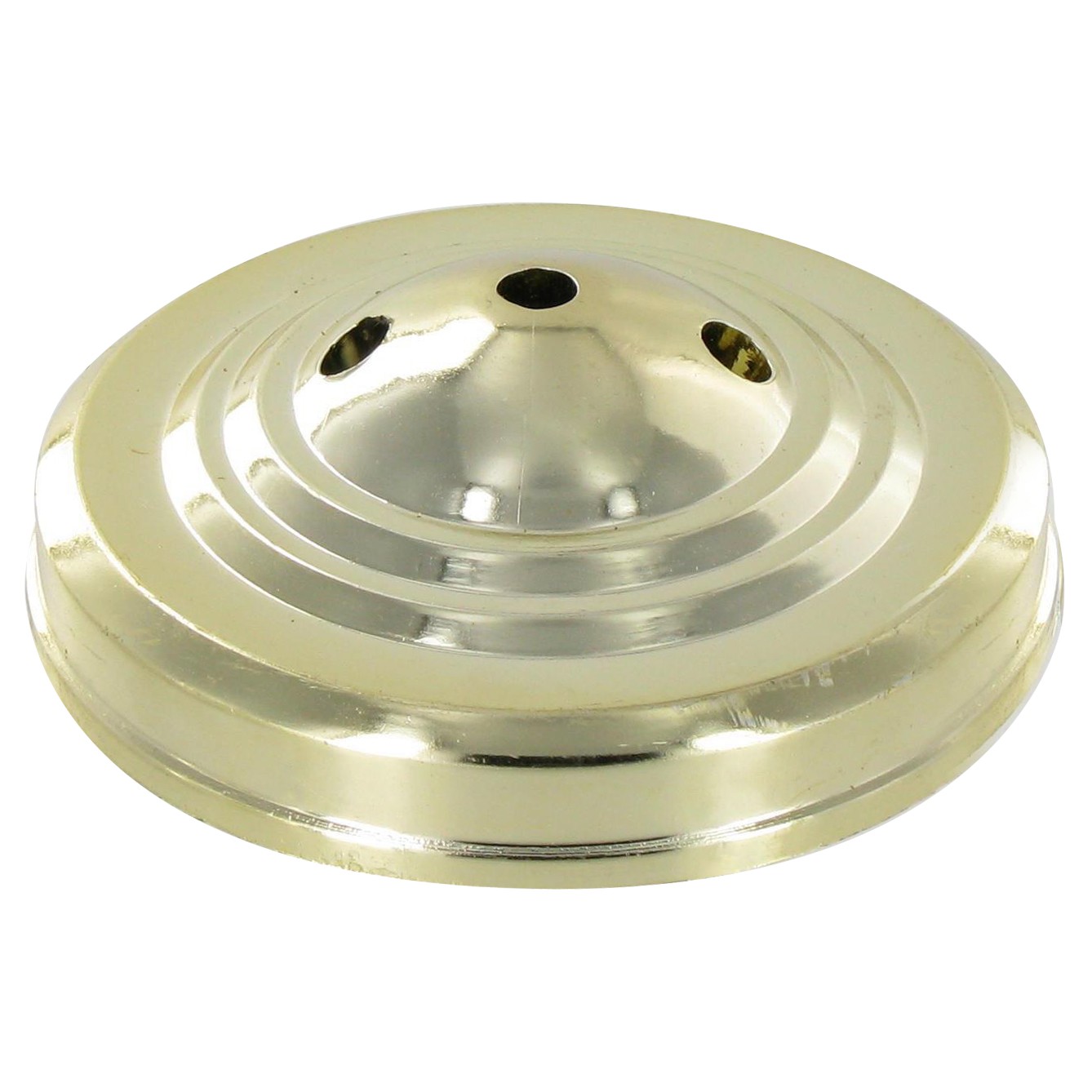 Gold plastic base for three 4x6"flags