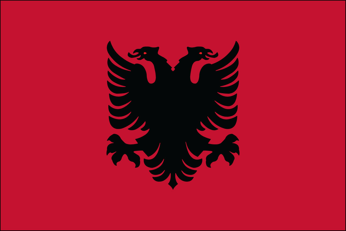 4x6" flag of Albania
