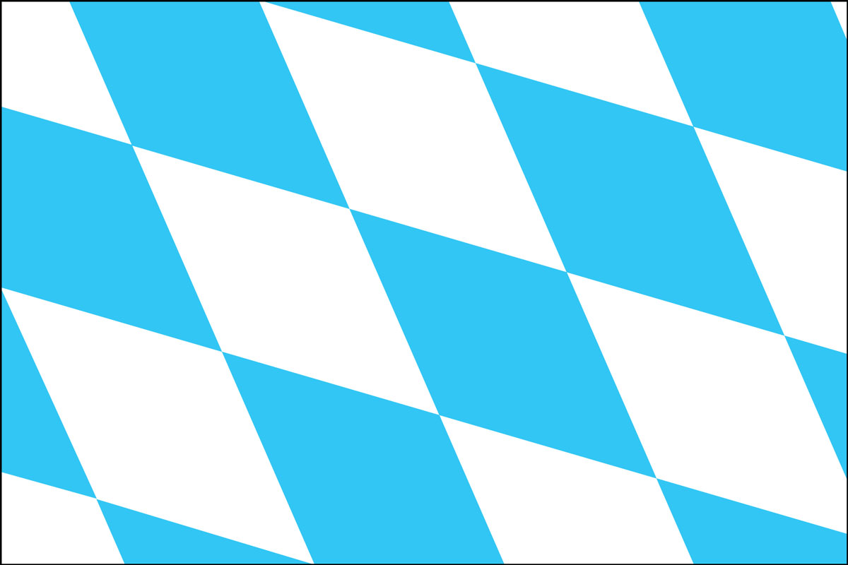 2x3' Poly flag of Bavaria