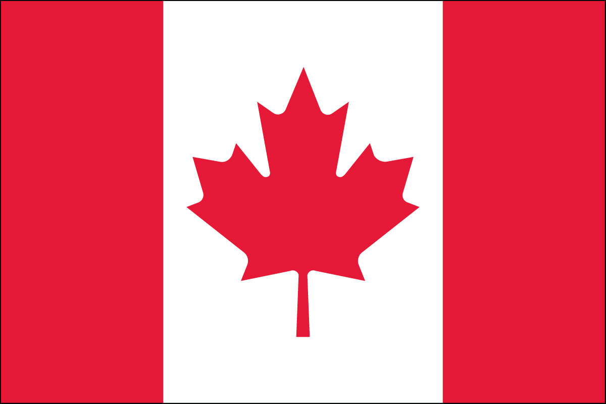 2x3' Poly flag of Canada