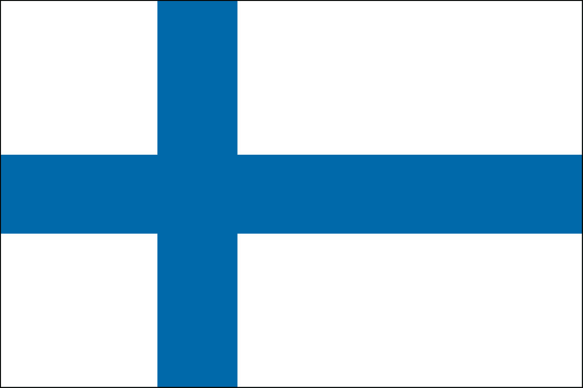 2x3' Poly flag of Finland