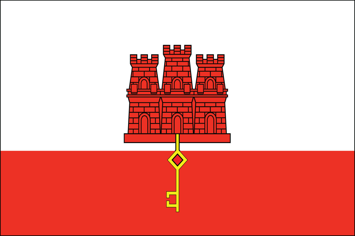2x3' Poly flag of Gibraltar