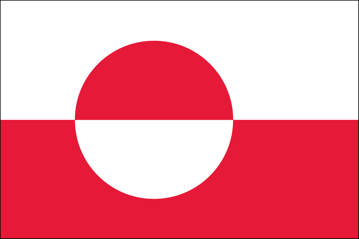 2x3' Poly flag of Greenland
