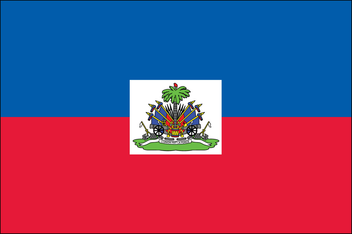 2x3' Poly flag of Haiti