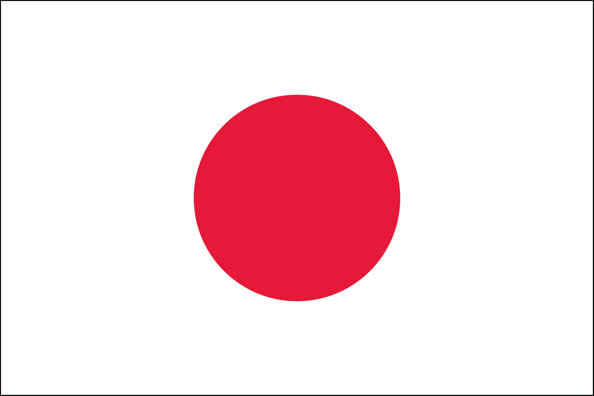 2x3' Poly flag of Japan