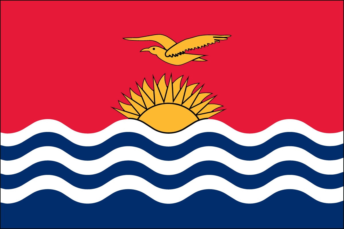 2x3' Poly flag of Kiribati