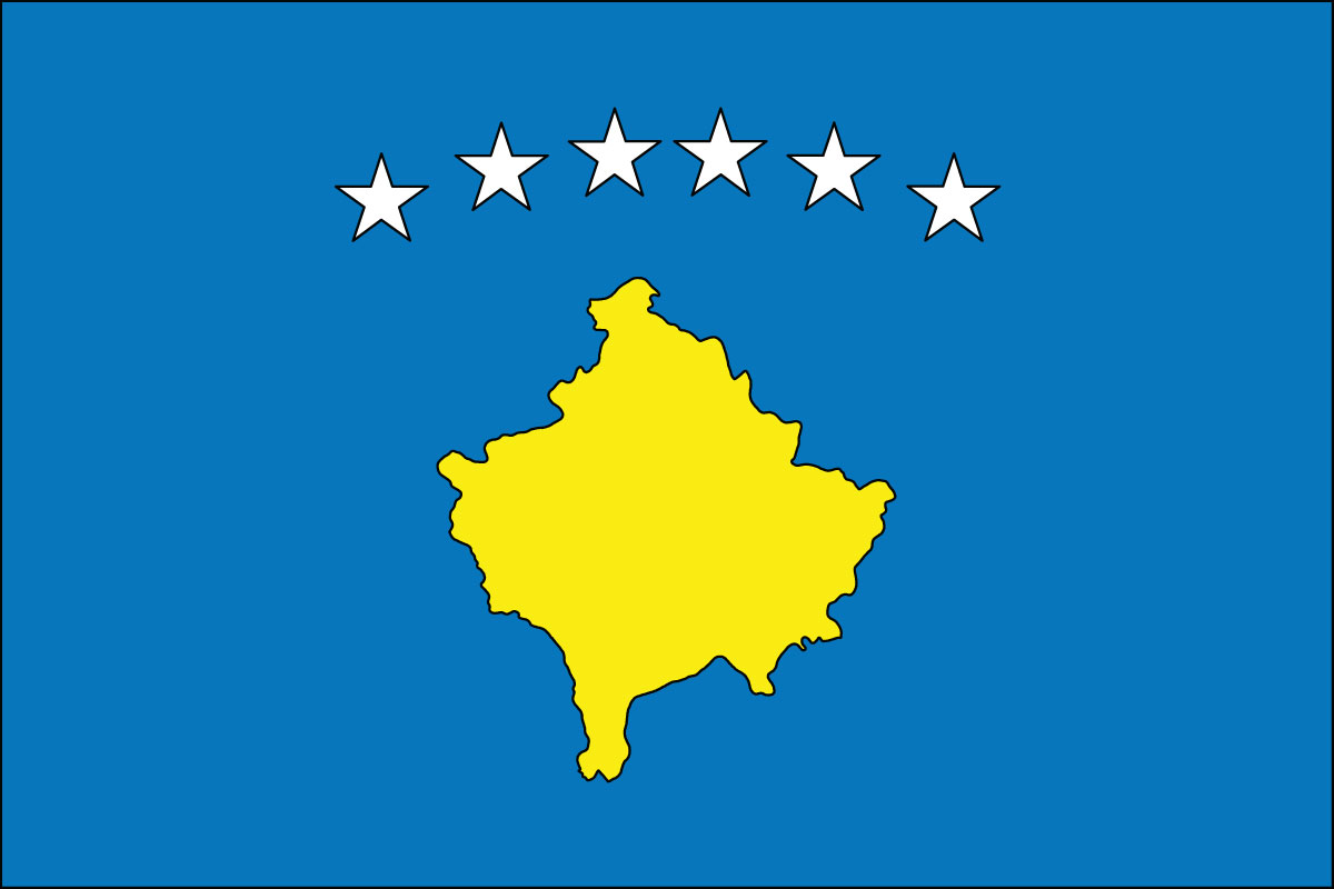 2x3' Poly flag of Kosovo
