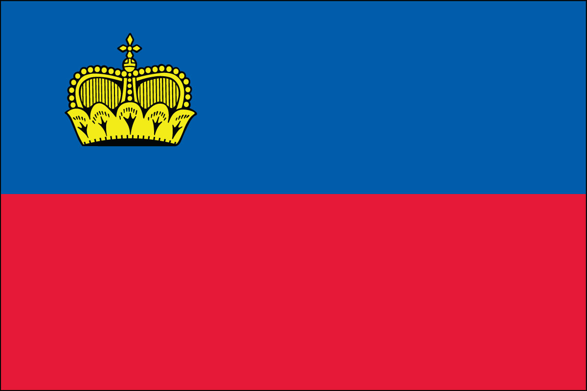 2x3' Poly flag of Liechtenstein