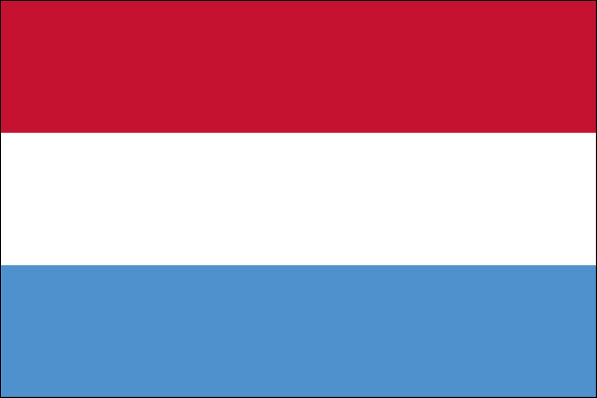 2x3' Poly flag of Luxembourg