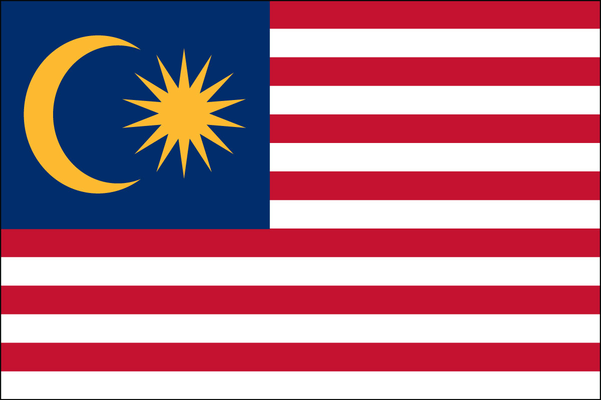 2x3' Poly flag of Malaysia