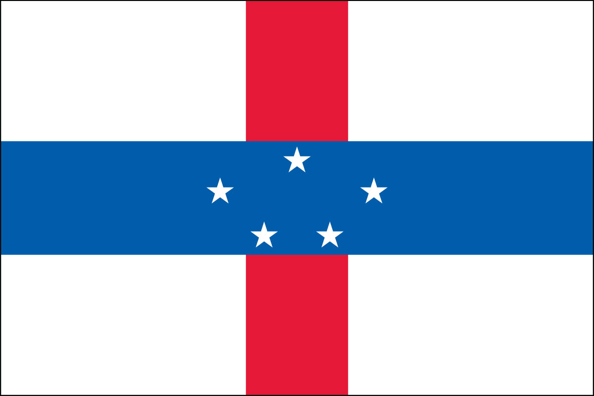 2x3' Nylon flag of Netherlands Antilles