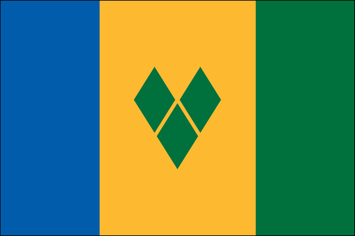 Сен винсент. Сент-Винсент и Гренадины флаг. Флаг сент Винсент. Сент Винсент и Гренадины флаг и герб. Святой Винсент и Гренадины флаг.