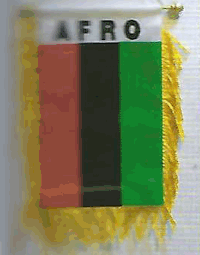 Mini-Banner of African American flag