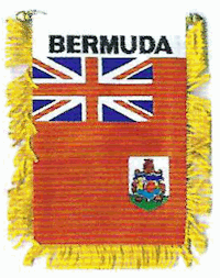 Mini-Banner with flag of Bermuda