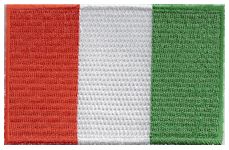 Borderless Flag Patch of Côte d'Ivoire