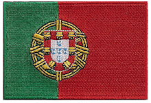 Borderless Flag Patch of Portugal