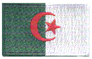 Midsize Flag Patch of Algeria