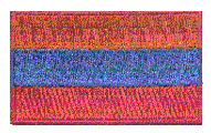 Midsize Flag Patch of Armenia