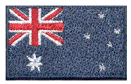 Midsize Flag Patch of Australia