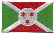 Midsize Flag Patch of Burundi