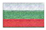 Midsize Flag Patch of Bulgaria