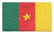 Midsize Flag Patch of Cameroon