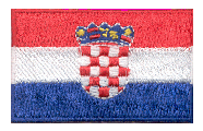 Midsize Flag Patch of Croatia