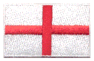 Midsize Flag Patch of England (St. George)