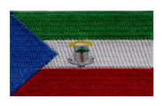 Midsize Flag Patch of Equatorial Guinea