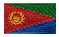Midsize Flag Patch of Eritrea