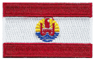 Midsize Flag Patch of French Polynesia