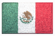 Midsize Flag Patch of Mexico