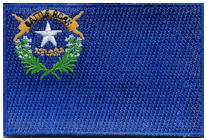 Mezzo Flag Patch of State of Nevada