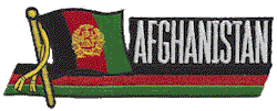 Cut-Out Flag Patch of Afghanistan
