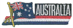 Cut-Out Flag Patch of Australia