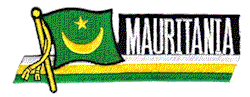 Cut-Out Flag Patch of Mauritania (1959-2017)