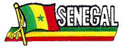 Cut-Out Flag Patch of Senegal