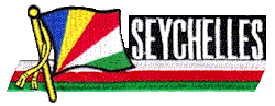 Cut-Out Flag Patch of Seychelles