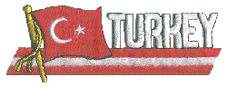 Cut-Out Flag Patch of Turkey
