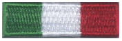 Cap Strap Flag Patch of Italy