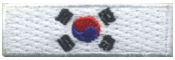 Cap Strap Flag Patch of Korea - South