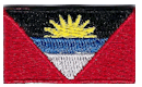 Micro Flag Patch of Antigua and Barbuda